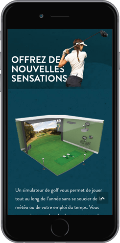 creation site mobile golf montpellier