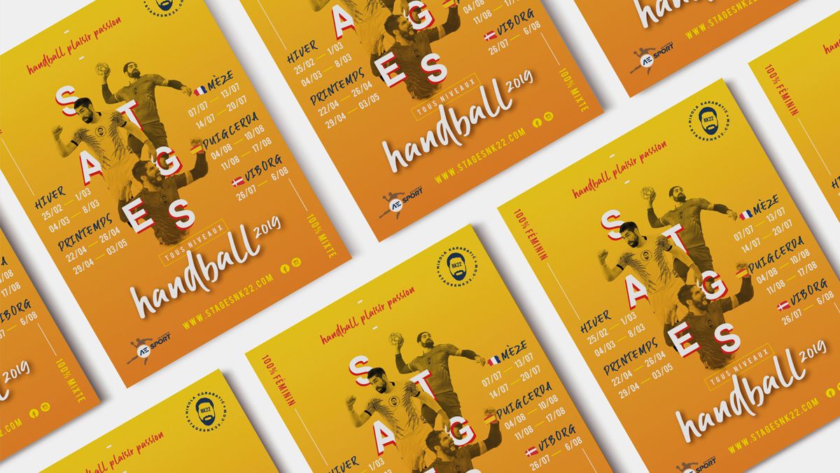 creation flyers sport handball