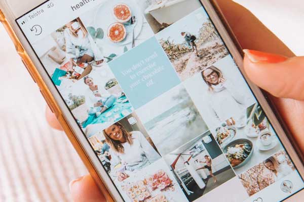 fil d'actualité instagram
