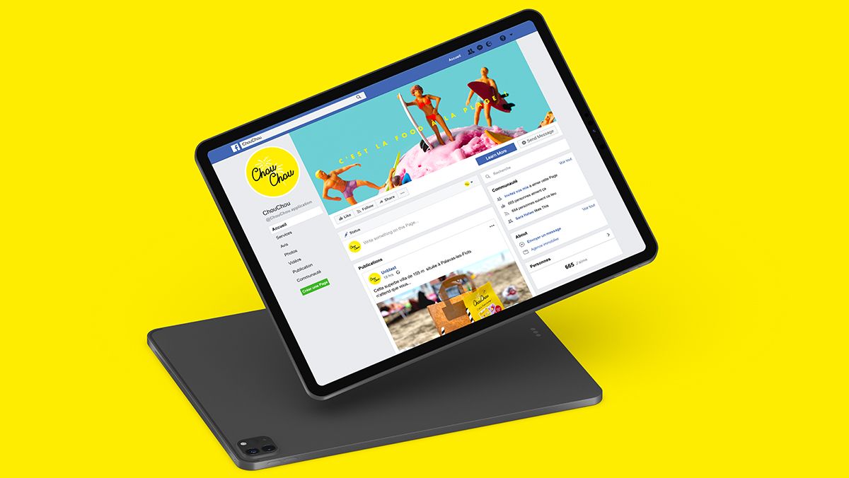 campagne reseaux sociaux application mobile montpellier