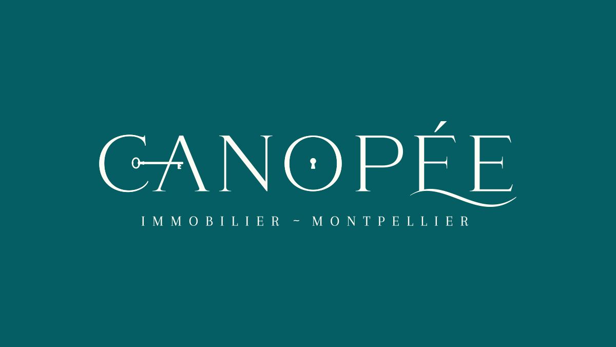 conception logo agence immobiliere beaux arts montpellier