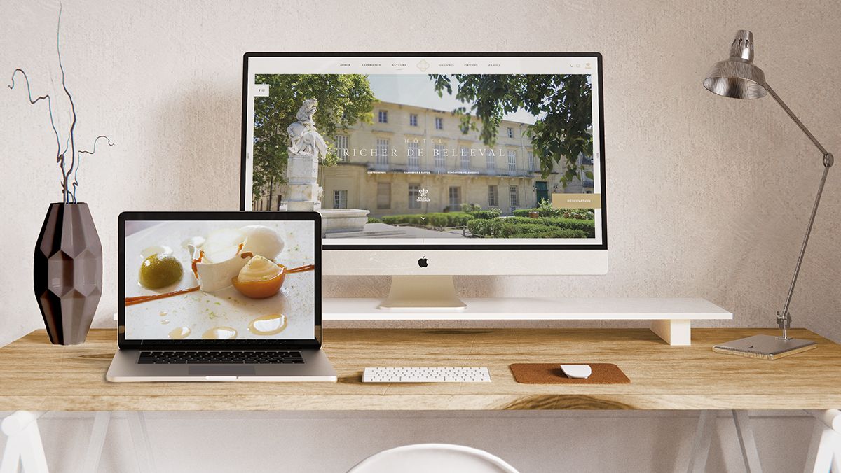 creation site internet hotel richer de belleval montpellier